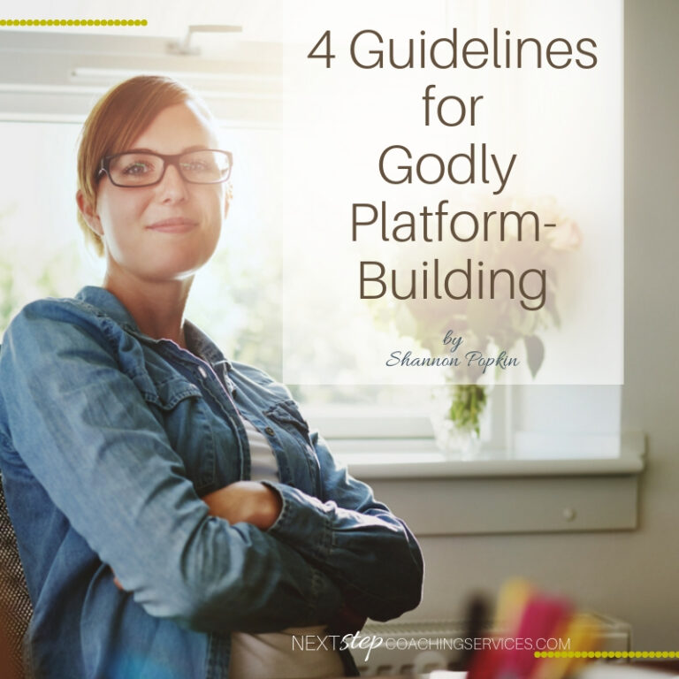4 Guidelines for Godly Platform-Building