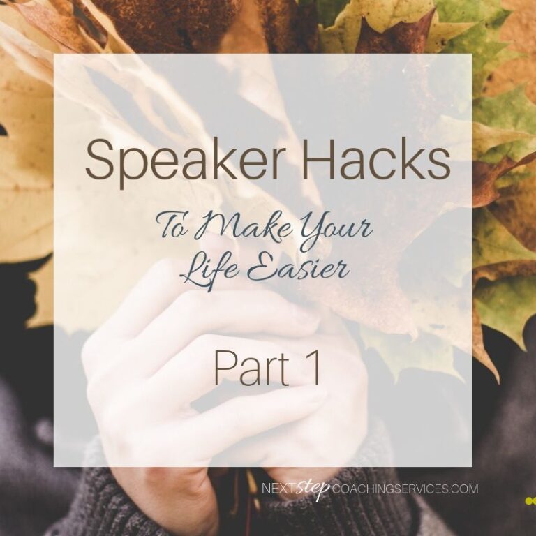 Speaker Hacks to Make Your Life Easier– Part 1